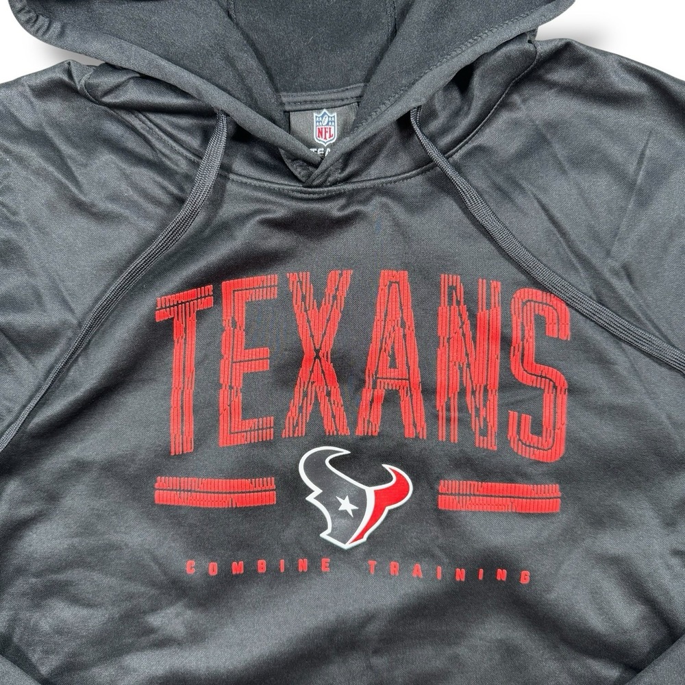 NEW Houston Texans Hoodie Men's XLarge‎ NFL Nike Team Apparel Pullover Black XL